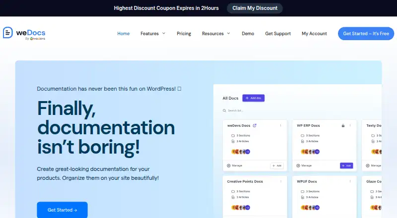 weDocs screenshot