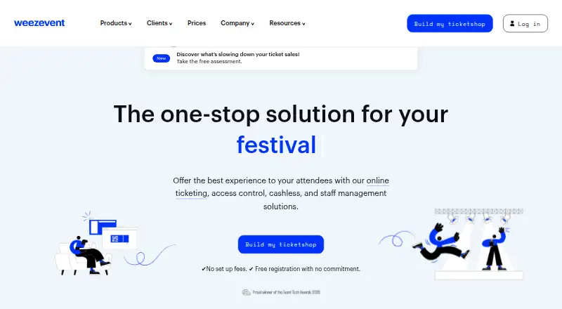 Weezevent screenshot