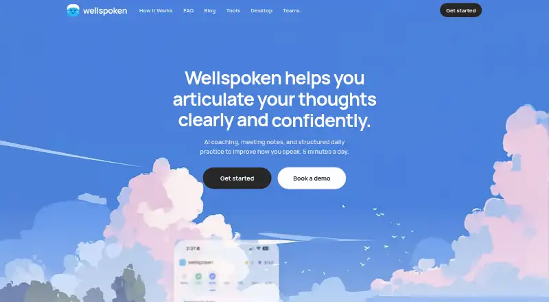 Wellspoken screenshot