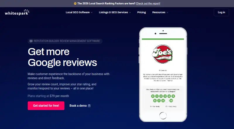 Whitespark Reputation Builder screenshot