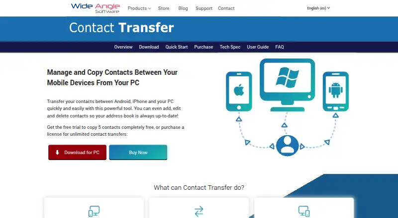 Contact Transfer screenshot
