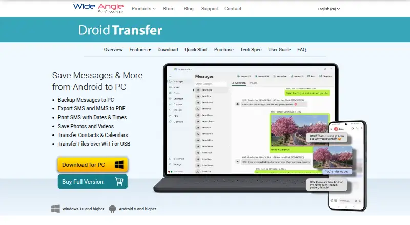 Droid Transfer screenshot