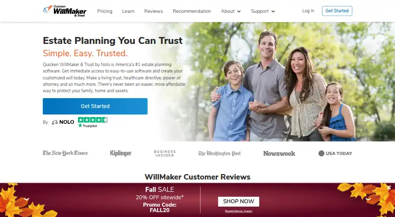 Quicken WillMaker & Trust screenshot
