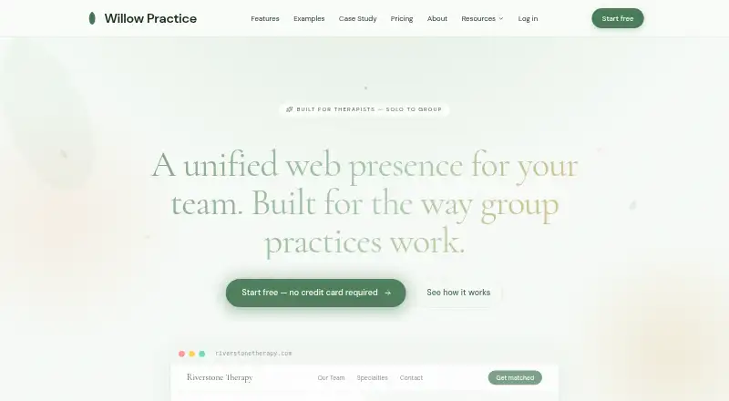 Willow Practice screenshot