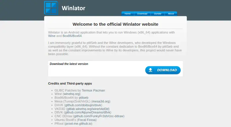 Winlator screenshot
