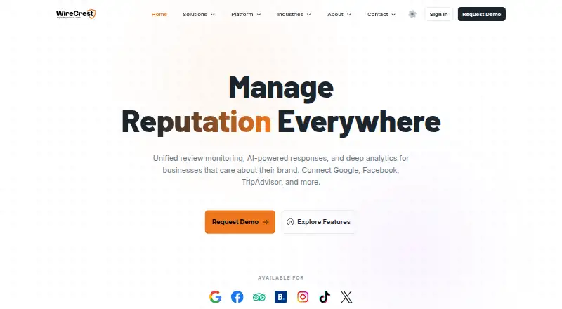 Wirecrest screenshot