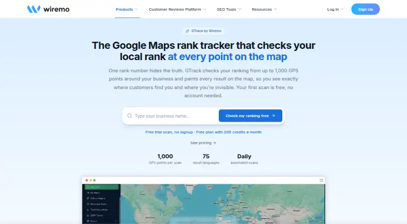 GTrack screenshot