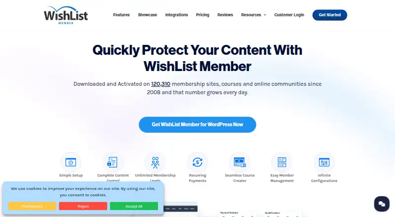 WishList Member screenshot