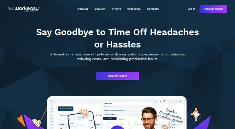 WorkEasy Time Off screenshot