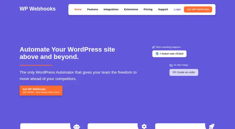 WP Webhooks screenshot