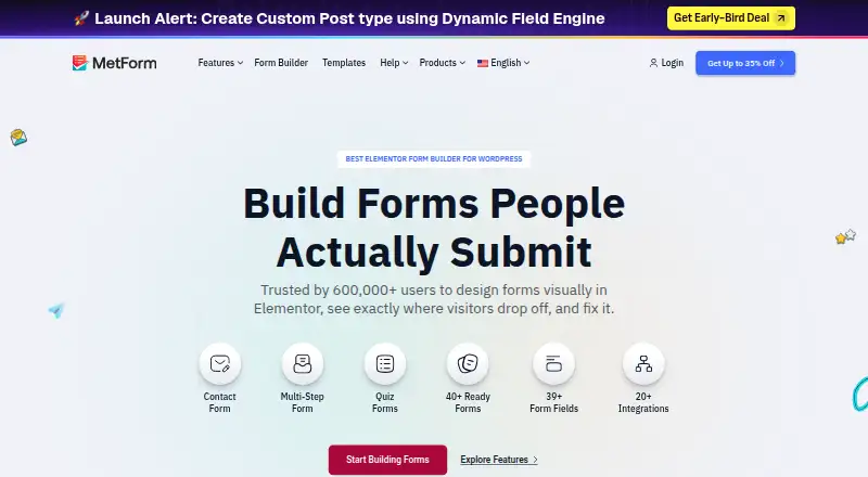 MetForm screenshot