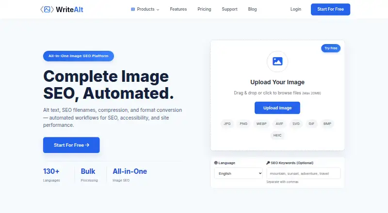 WriteAlt screenshot