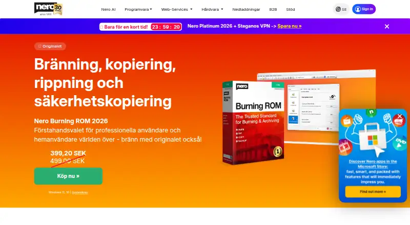 Nero Burning ROM screenshot