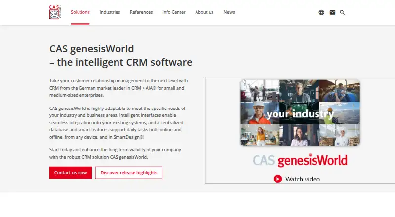CAS genesisWorld screenshot