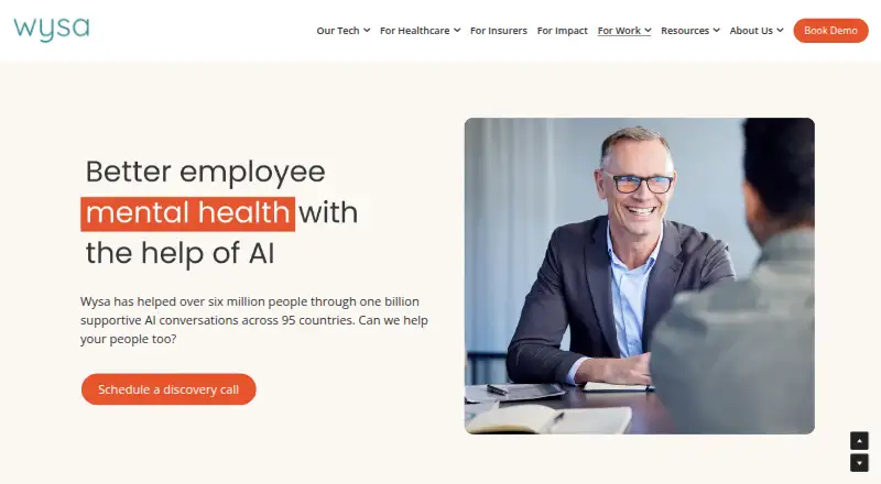 Wysa for Work screenshot