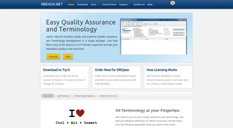 ApSIC Xbench screenshot