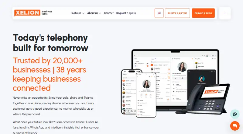 Xelion screenshot