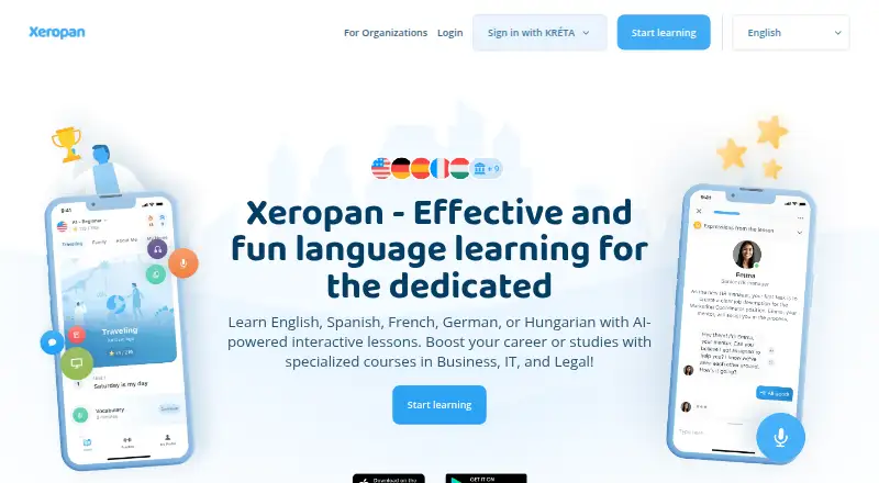 Xeropan screenshot