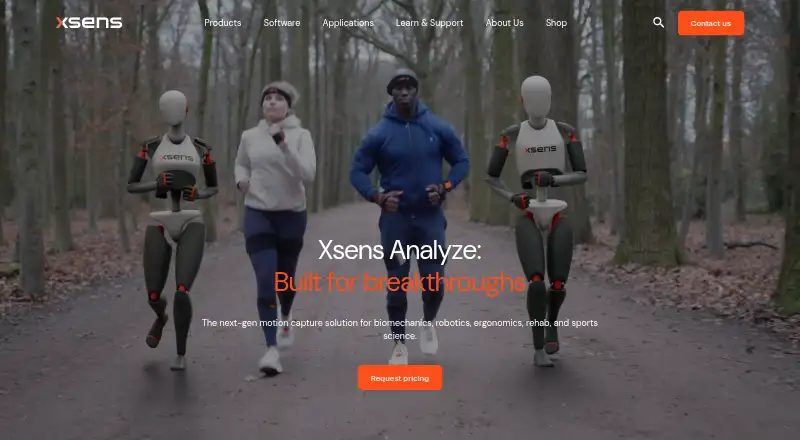 Xsens MVN Analyze screenshot