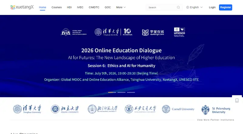 XuetangX screenshot