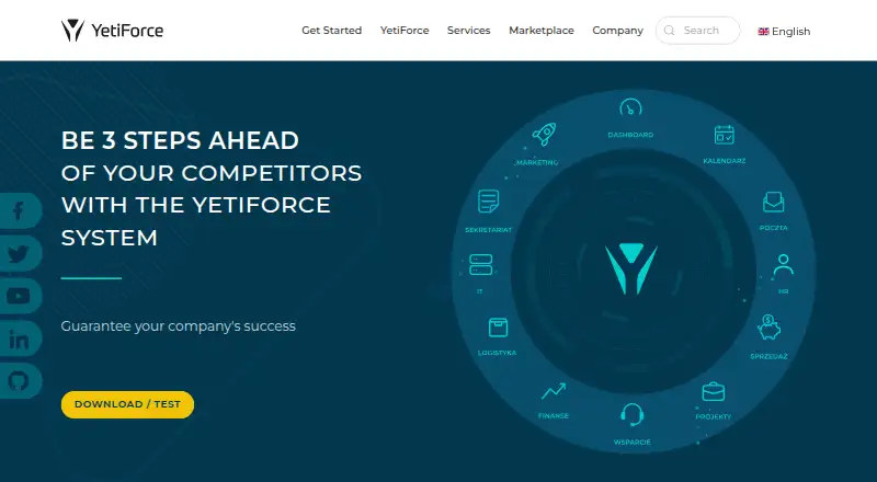 YetiForce screenshot