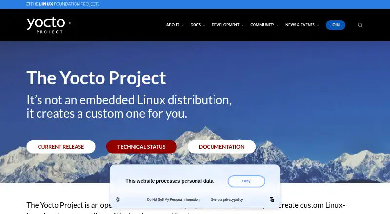 Yocto Project screenshot