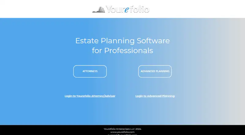 Yourefolio screenshot