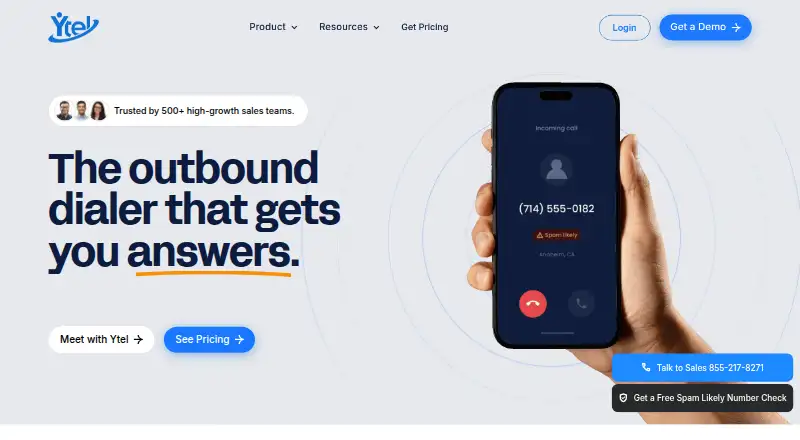 Ytel Contact Center screenshot