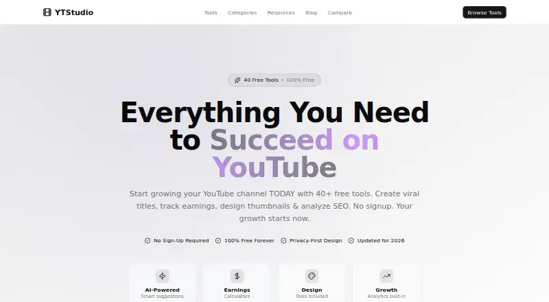 YTStudio screenshot