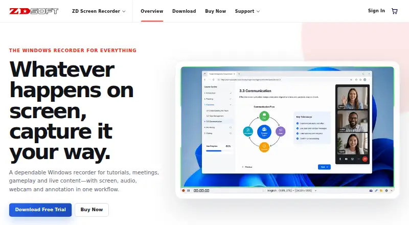 ZD Screen Recorder screenshot