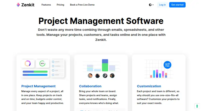 Zenkit Projects screenshot