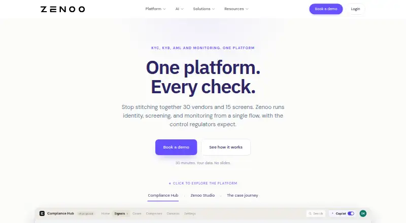 Zenoo screenshot