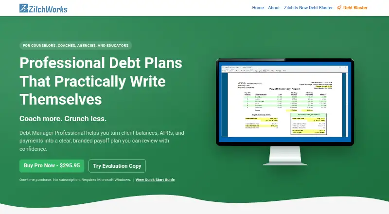 Debt Manager Professional screenshot