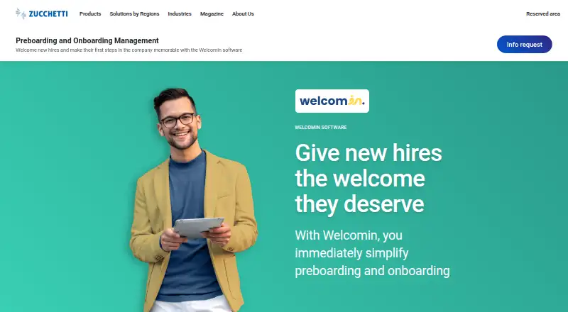 Welcomin screenshot
