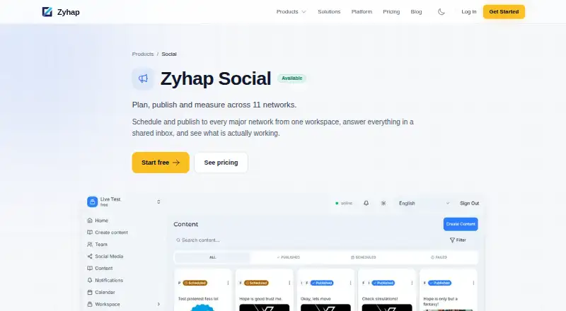 Zyhap Social screenshot
