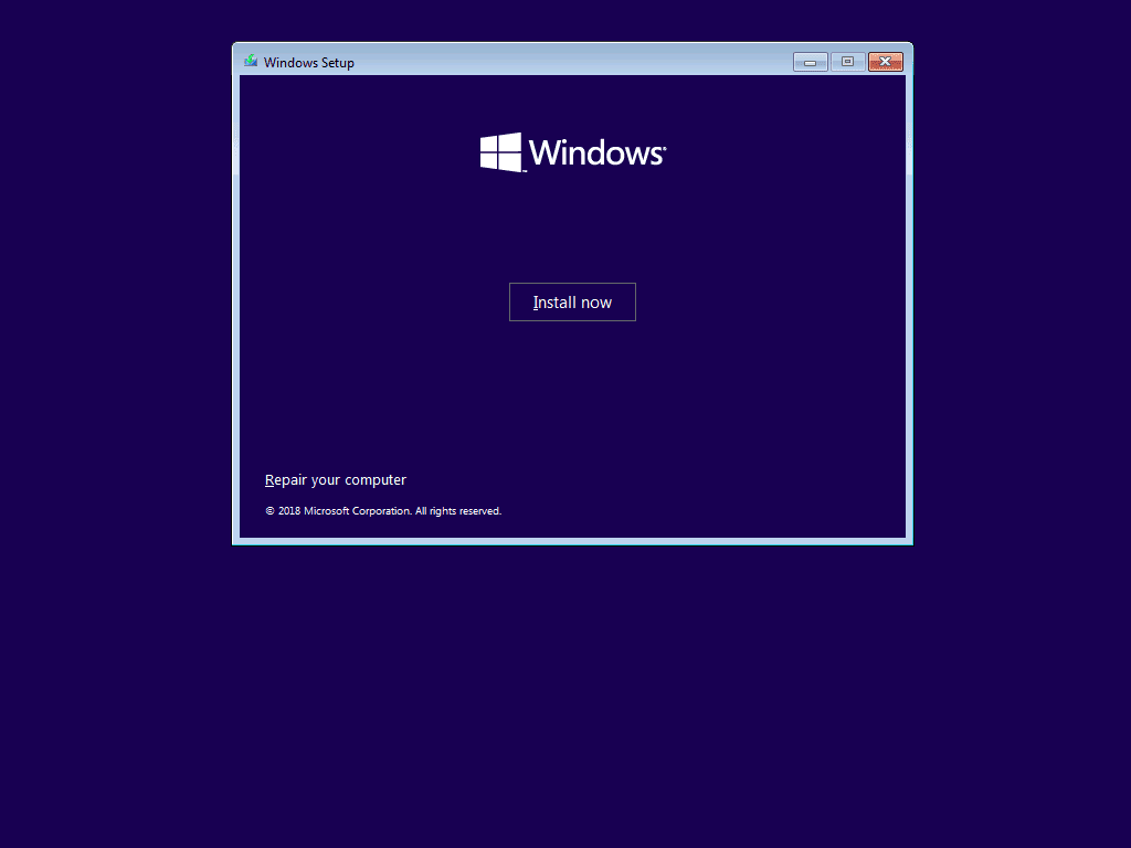how to install windows 10 - click Install to begin windows 10 installation ).png