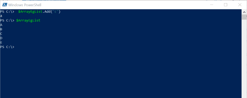 PowerShell Add to Array - ArrayList