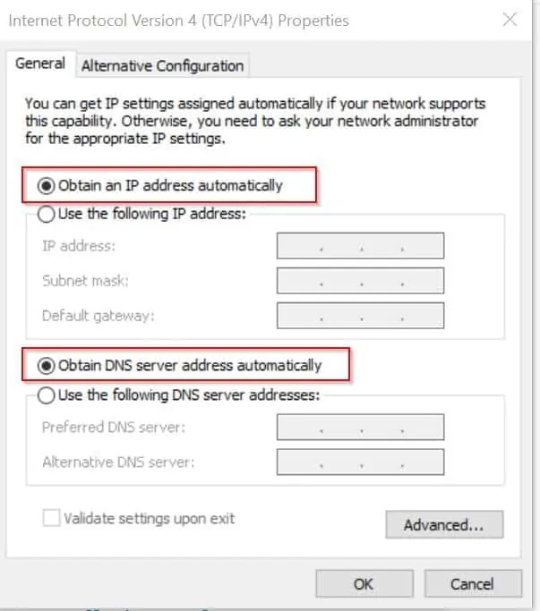 dhcp static assignment