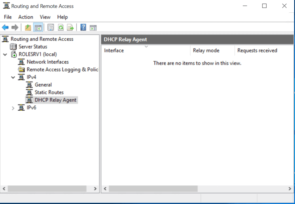 Finally, Configure DHCP Relay Agent