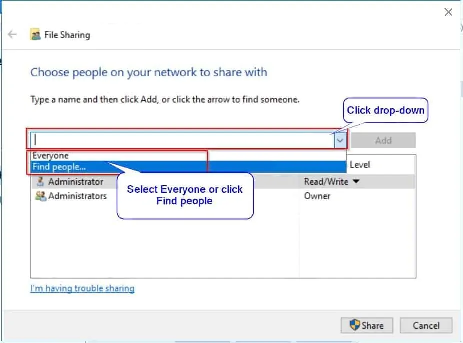 NTFS Permissions with Share Permissions Compared Itechguides