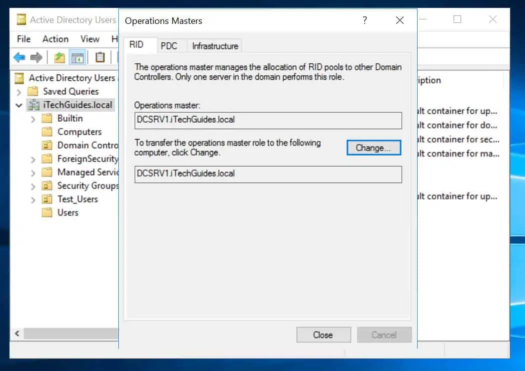 Active Directory FSMO Roles