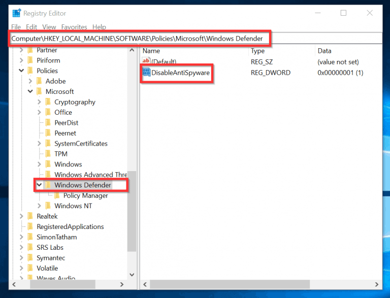 Windows Defender Blocked by Group Policy [Fixed]