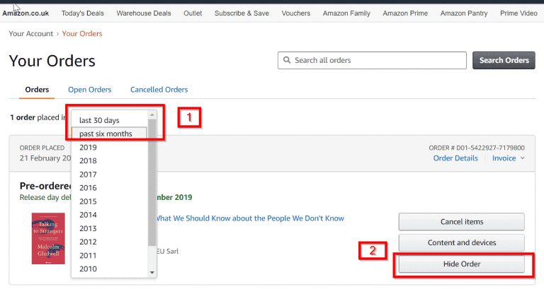 amazon my orders not working amazon my orders not working