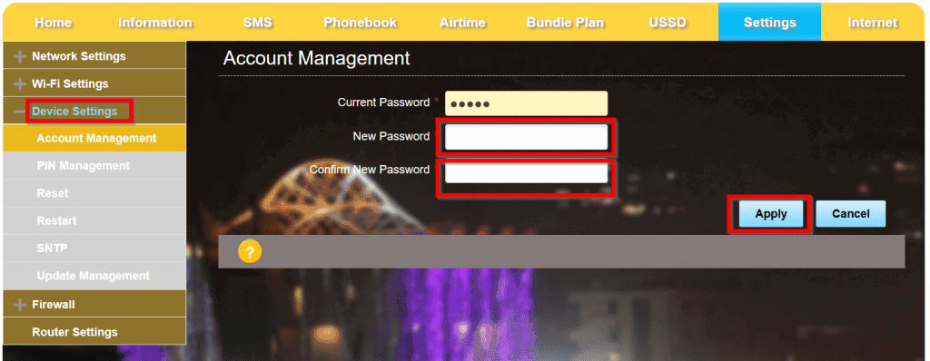 How to Change Wifi Password