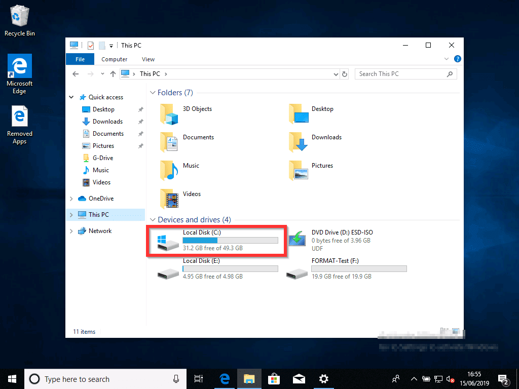 folder opens in new window windows 10