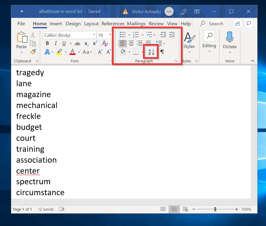 how to make my microsoft word in french