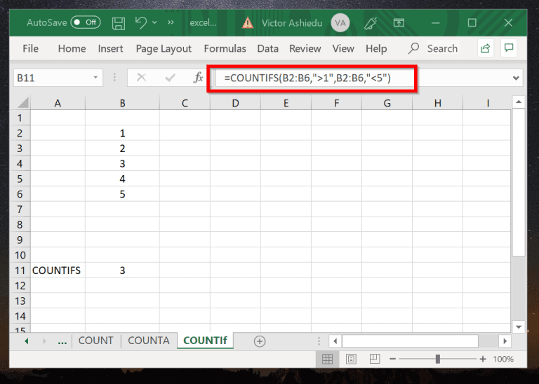 How To Do A Count On Excel Workbook Multiple Worksheets