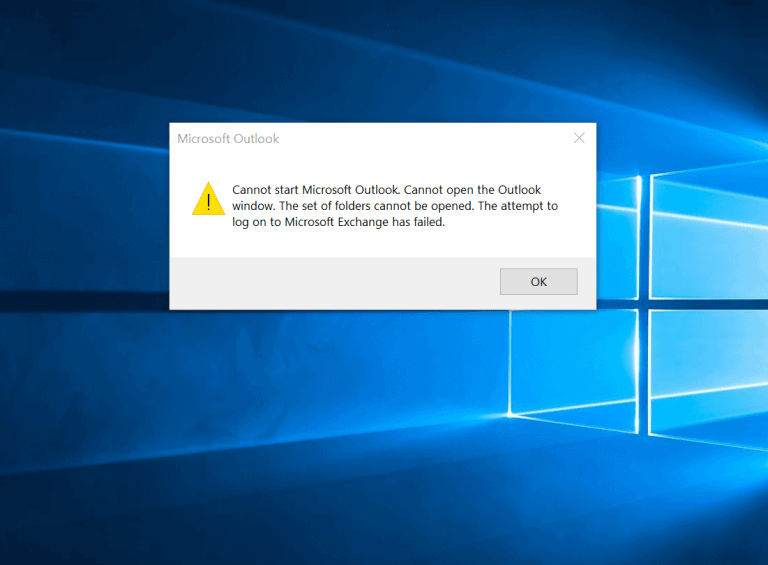 Cannot Start Microsoft Outlook [Fixed]