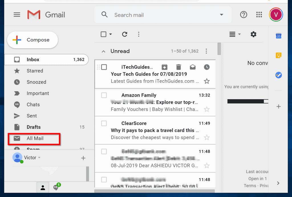 Gmail Mark All As Read How To Mark All Emails As Read On Gmail