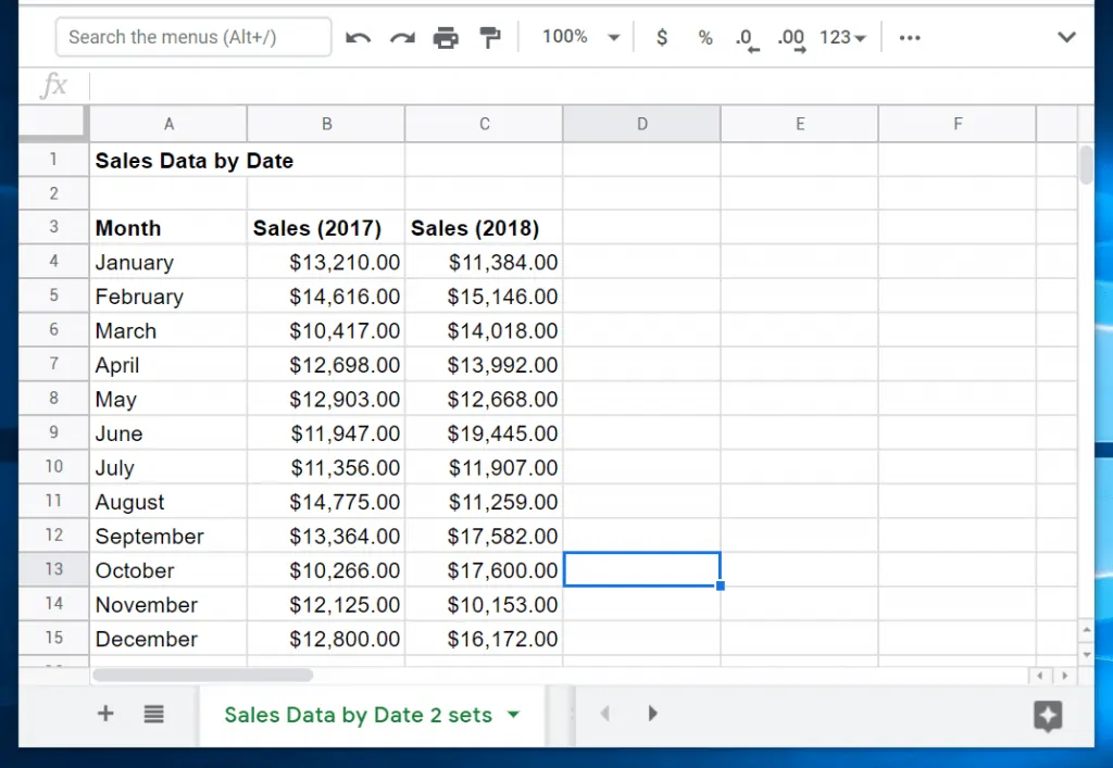 How to Make a Line Graph in Google Sheets with Multiple Lines 